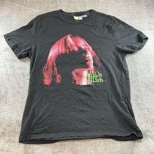 Billie Eilish Neon Shadow Pink T-Shirt Black New Preloved Official Merch Size L